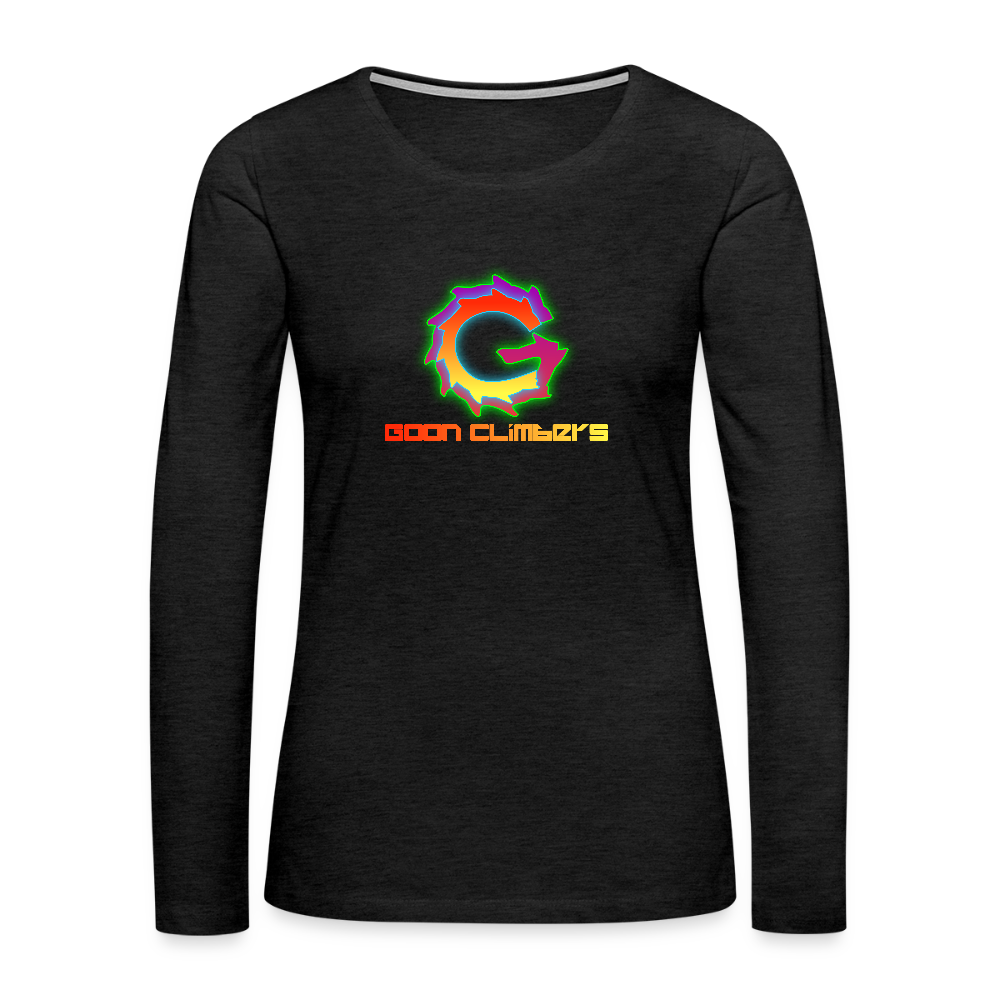 Goon Climber Women's Premium Long Sleeve T-Shirt - charcoal grey