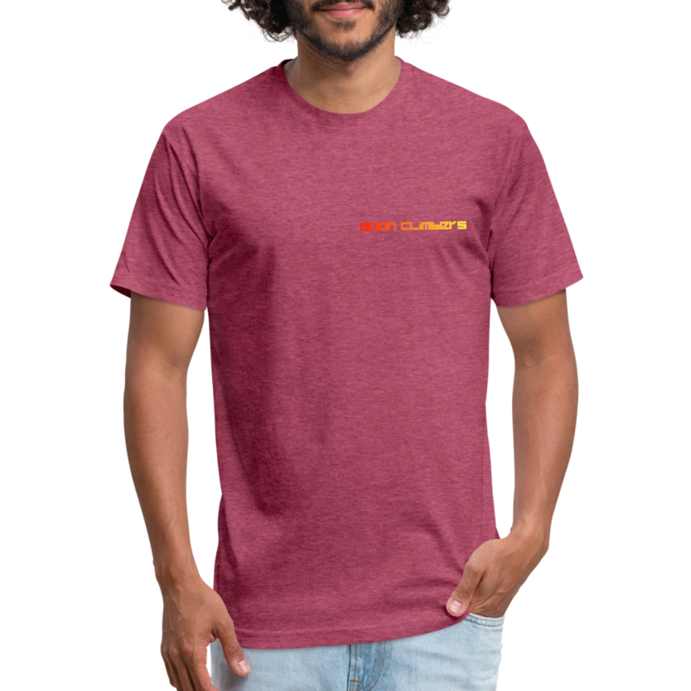 Goon Climber Fitted Cotton/Poly T-Shirt - heather burgundy