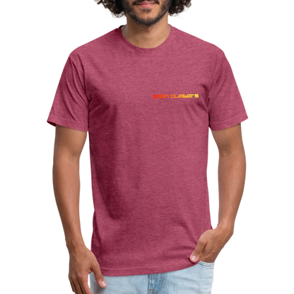Goon Climber Fitted Cotton/Poly T-Shirt - heather burgundy