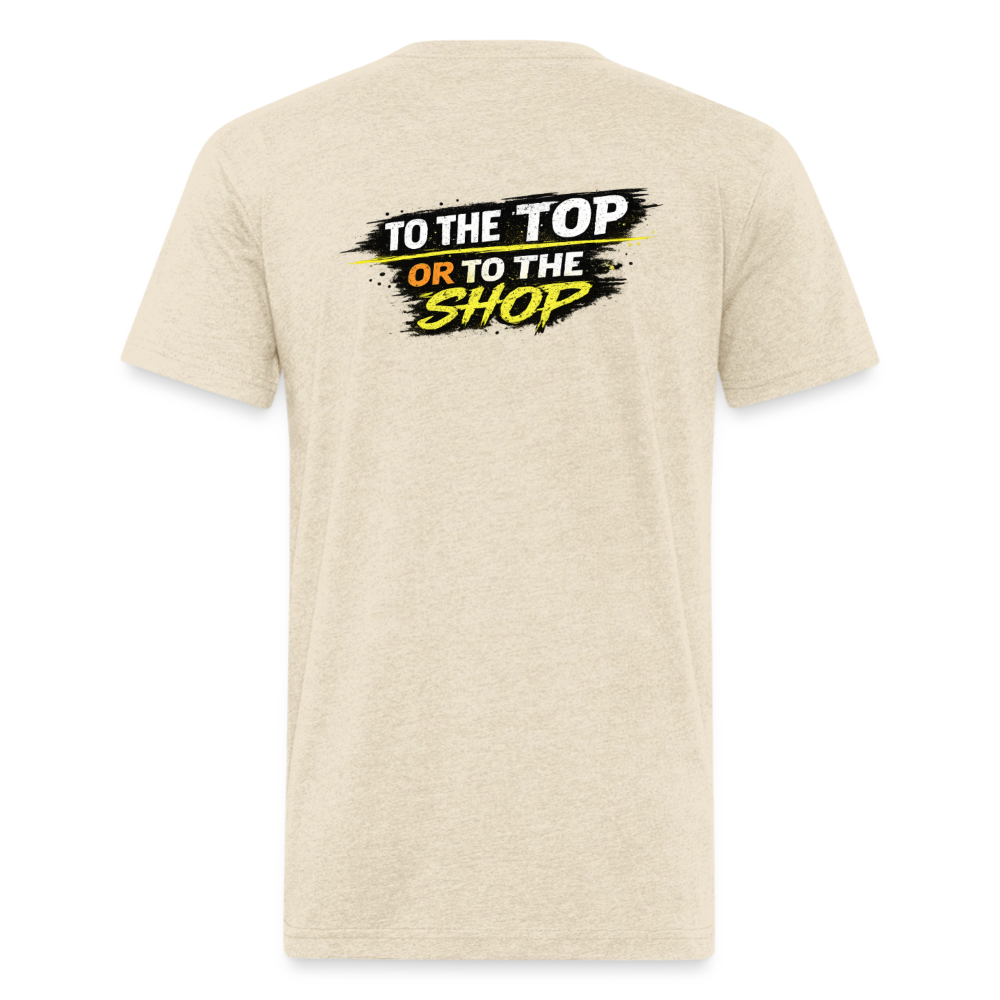 To The Top Or To The Shop - heather cream