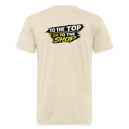 To The Top Or To The Shop - heather cream