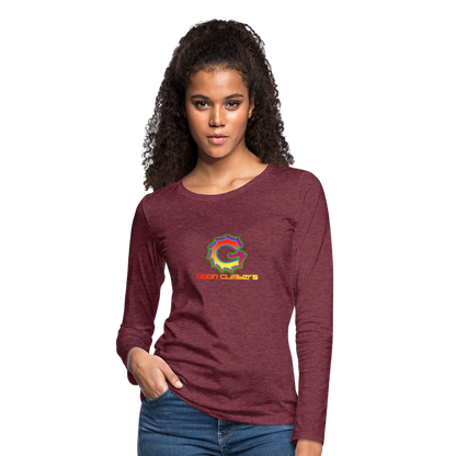 Goon Climber Women's Premium Long Sleeve T-Shirt - heather burgundy