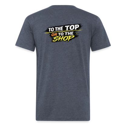 To The Top Or To The Shop - heather navy