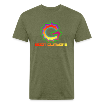 Goon Climber Fitted Cotton/Poly T-Shirt - heather military green