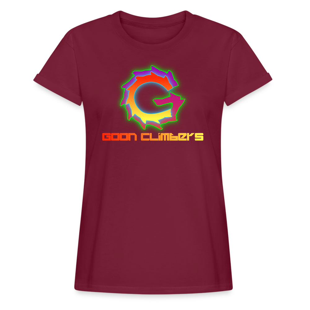 Goon Climber Women's Relaxed Fit T-Shirt - burgundy