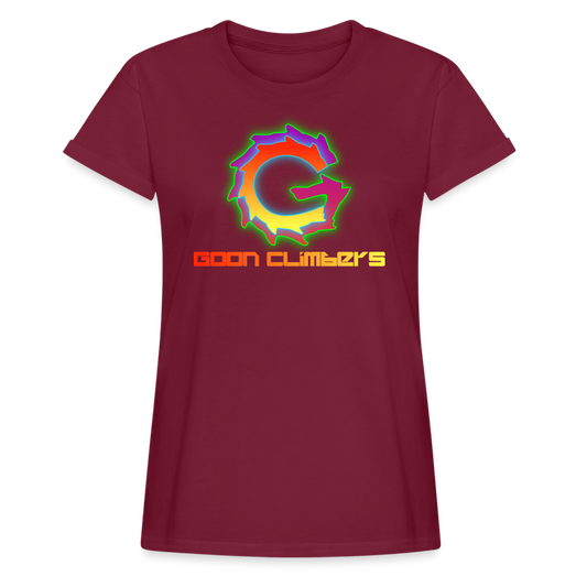 Goon Climber Women's Relaxed Fit T-Shirt - burgundy