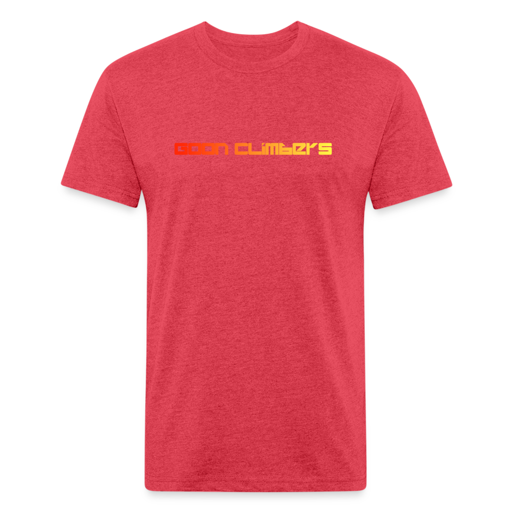 Goon Climber Fitted Cotton/Poly T-Shirt - heather red