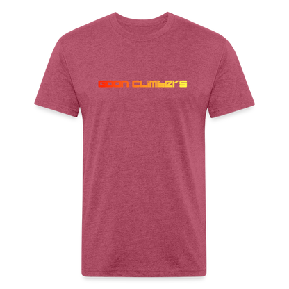 Goon Climber Fitted Cotton/Poly T-Shirt - heather burgundy