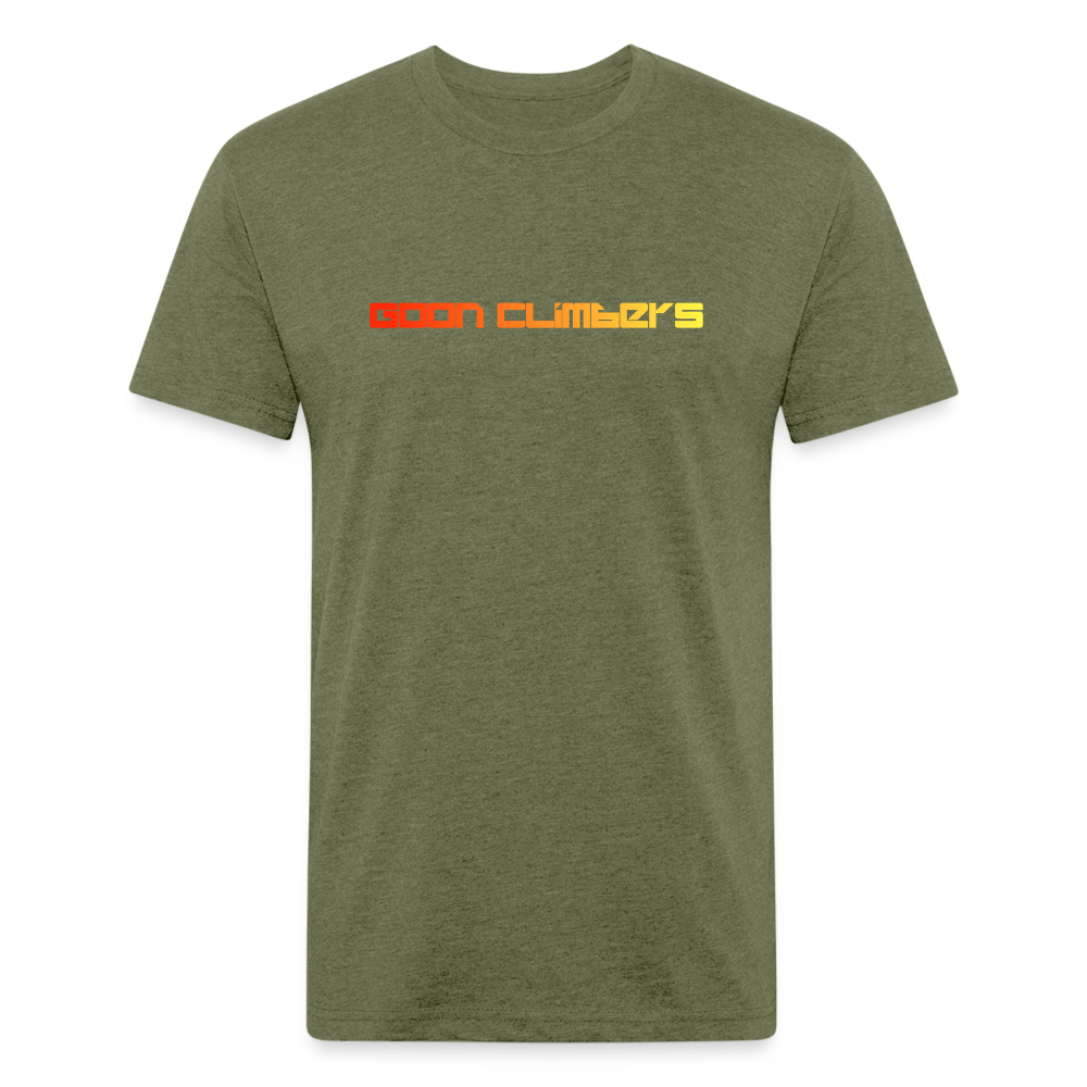 Goon Climber Fitted Cotton/Poly T-Shirt - heather military green