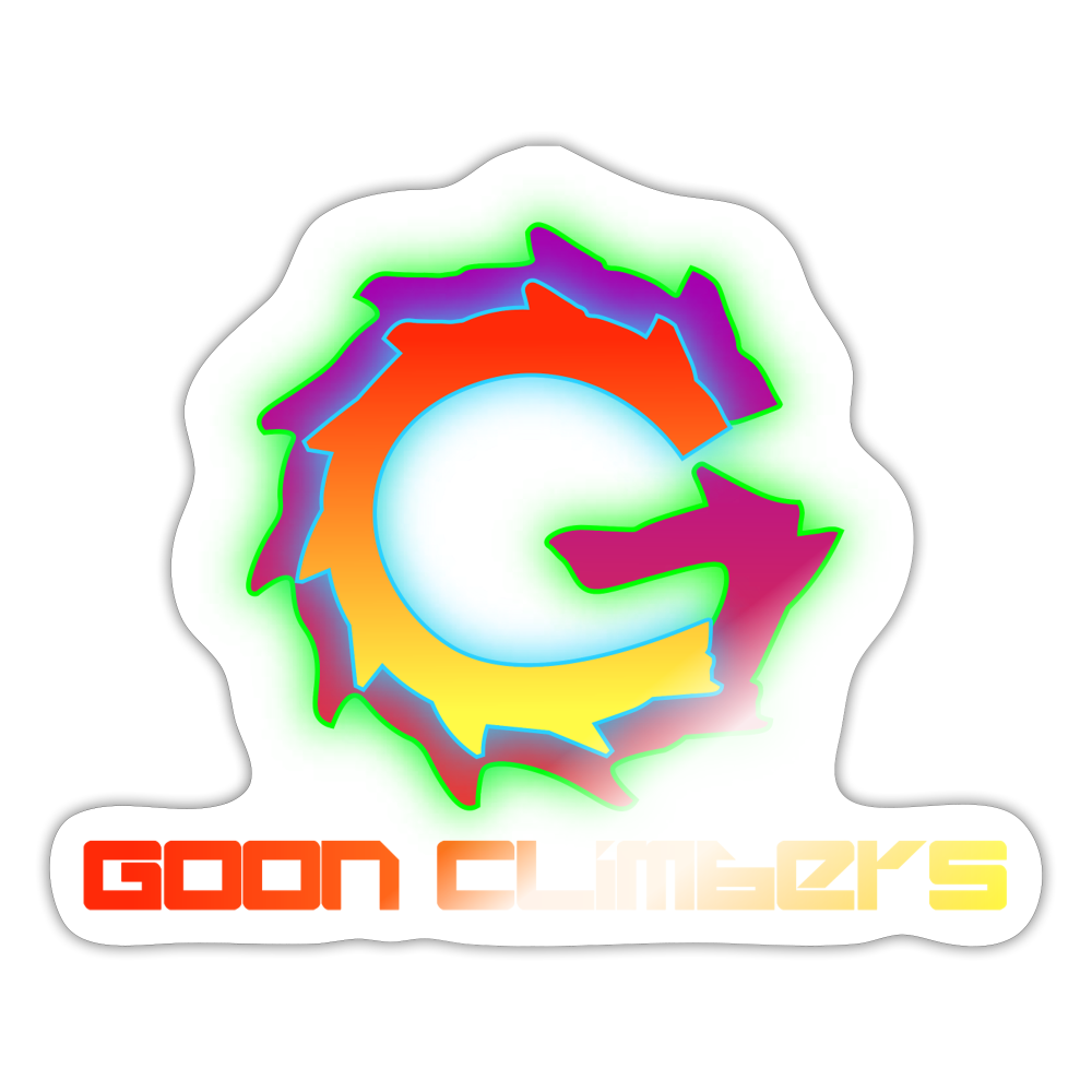 Goon Climber Sticker - white glossy