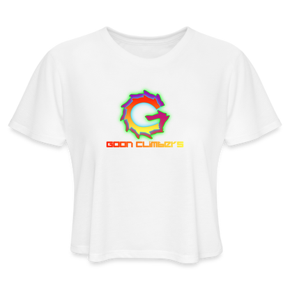 Goon Climber Cropped T-Shirt - white