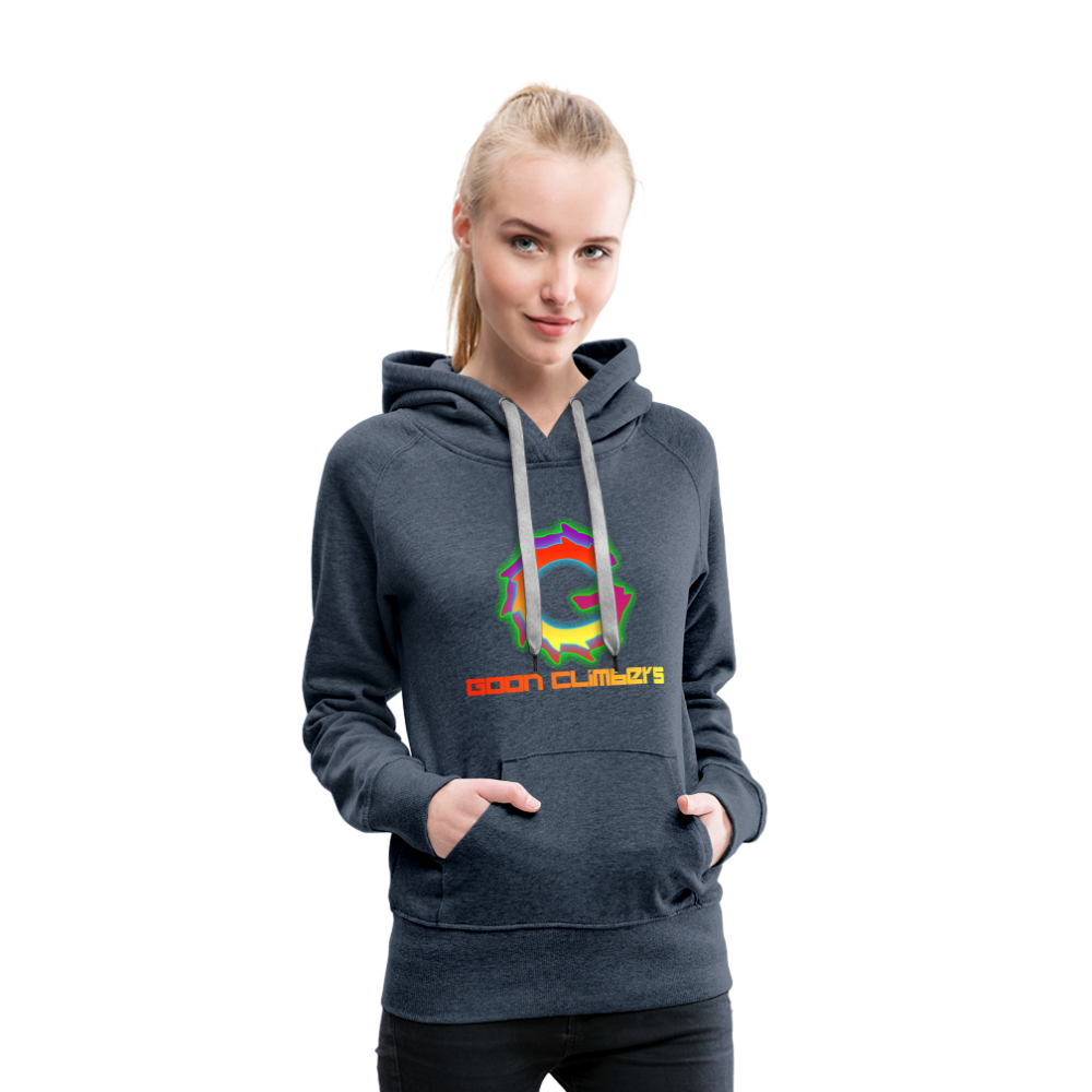 Goon Climber Women’s Premium Hoodie - heather denim