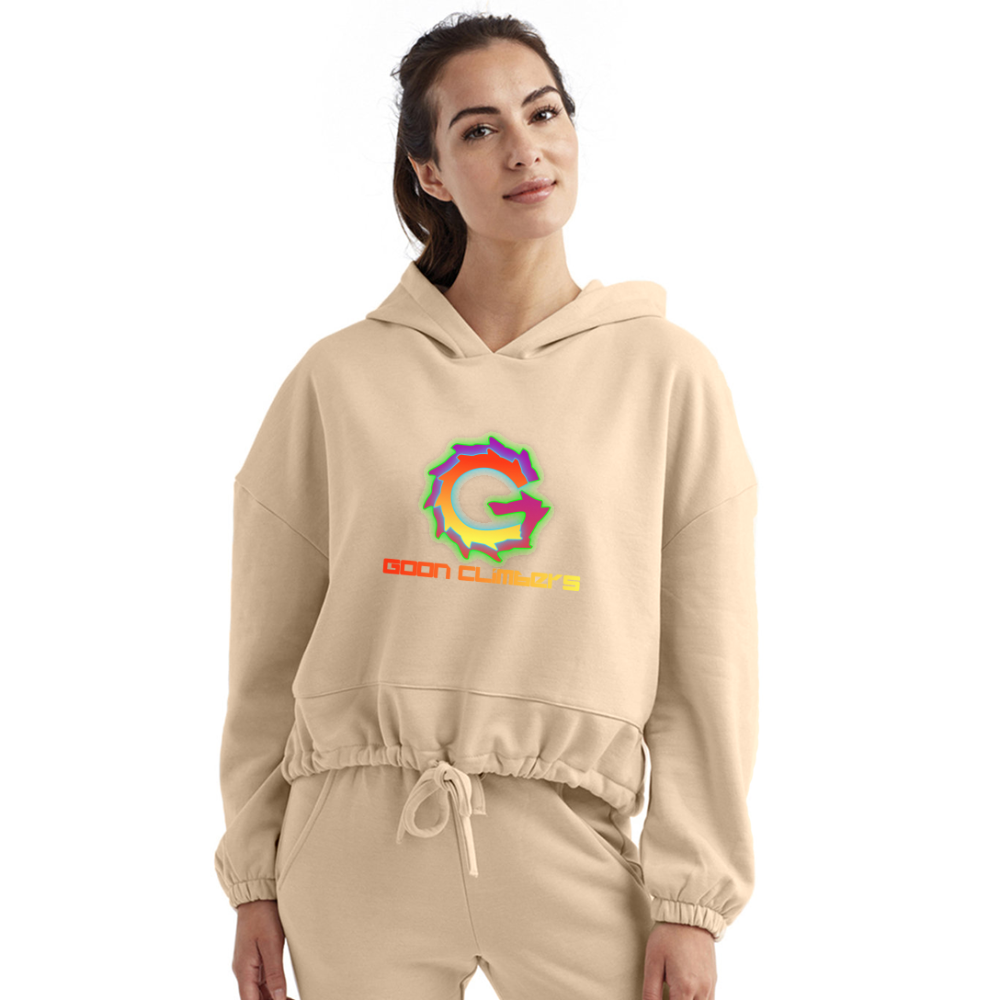 Goon Climbers Women’s Cropped Hoodie - nude