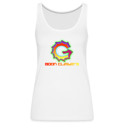 Goon Climber Women’s Premium Tank Top - white