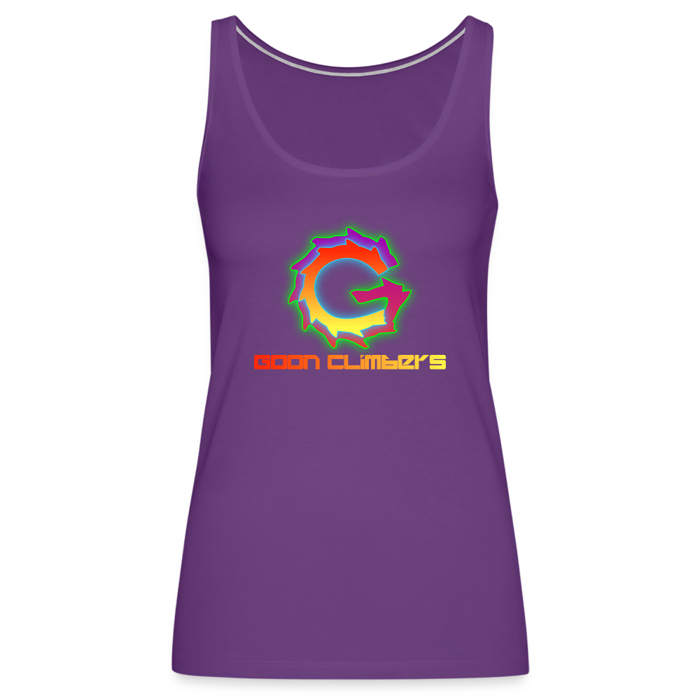 Goon Climber Women’s Premium Tank Top - purple