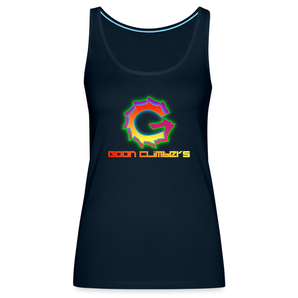 Goon Climber Women’s Premium Tank Top - deep navy