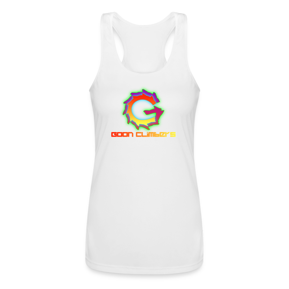 Goon Climber Women’s Performance Tank Top - white