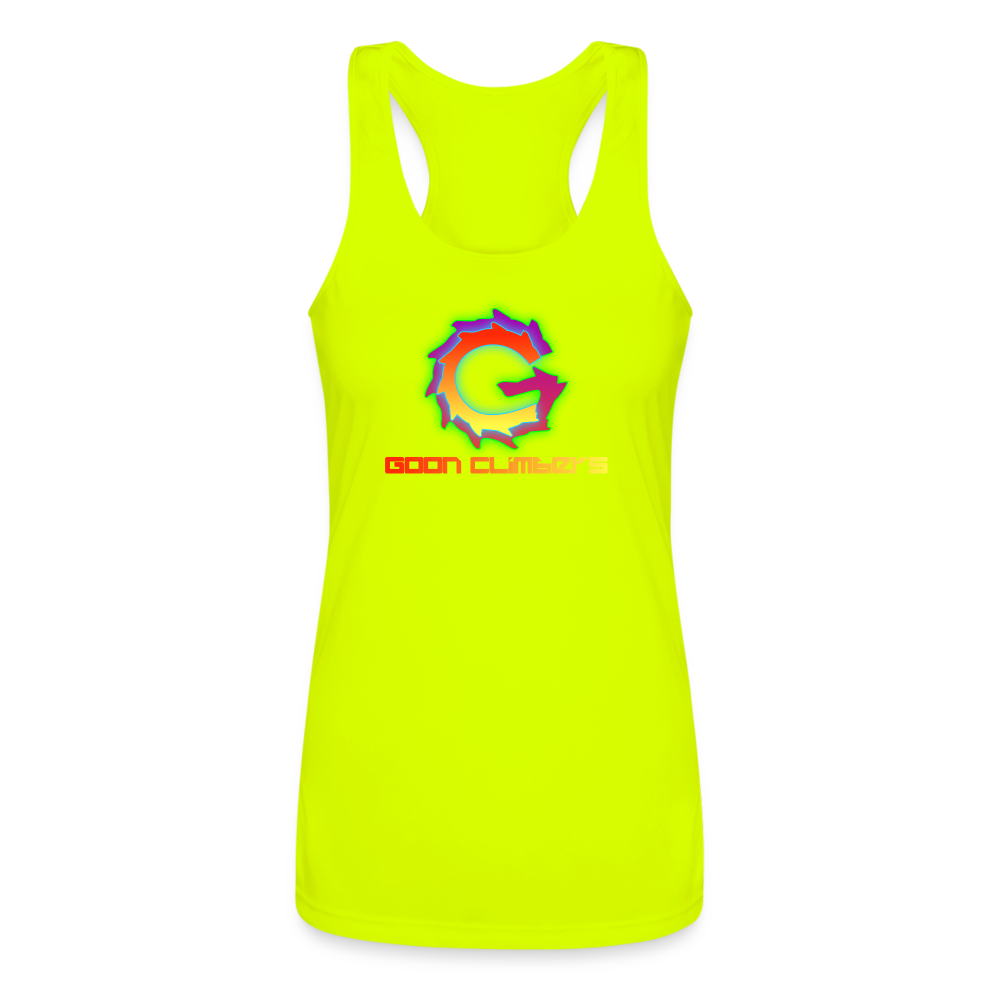 Goon Climber Women’s Performance Tank Top - neon yellow