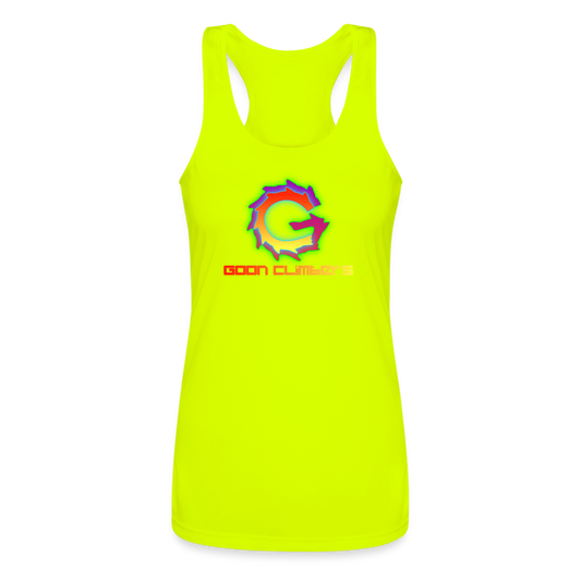 Goon Climber Women’s Performance Tank Top - neon yellow