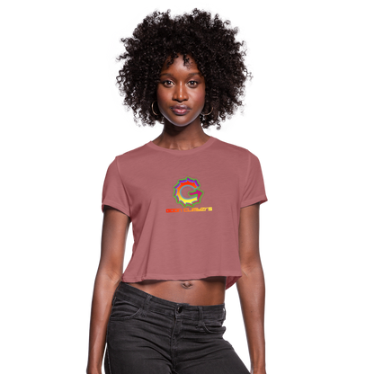 Goon Climbers Women's Cropped T-Shirt - mauve