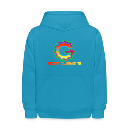 Goon Climber Kids' Hoodie - turquoise