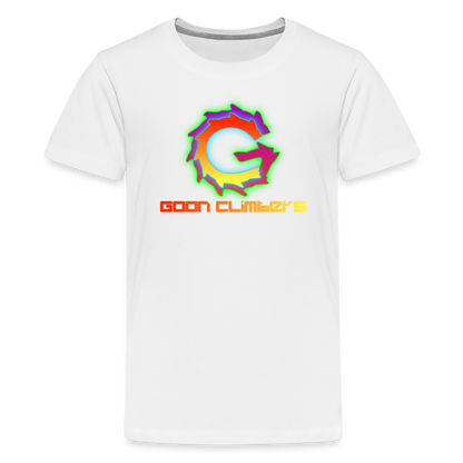 Goon Climber Kids' T-Shirt - white